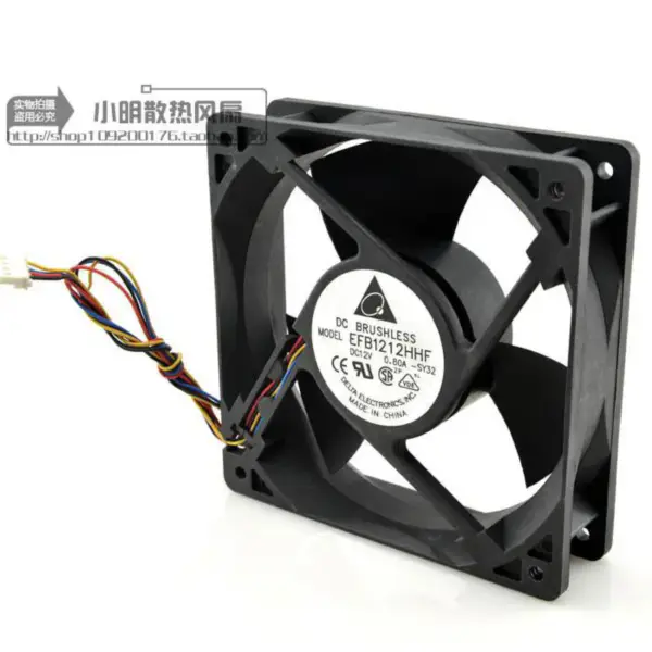Delta EFB1212HHF 12V 0.80A 12CM 12038 fan