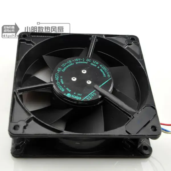 EBM W2G115-AG77-85 12V 12W 13cm 12738 fan