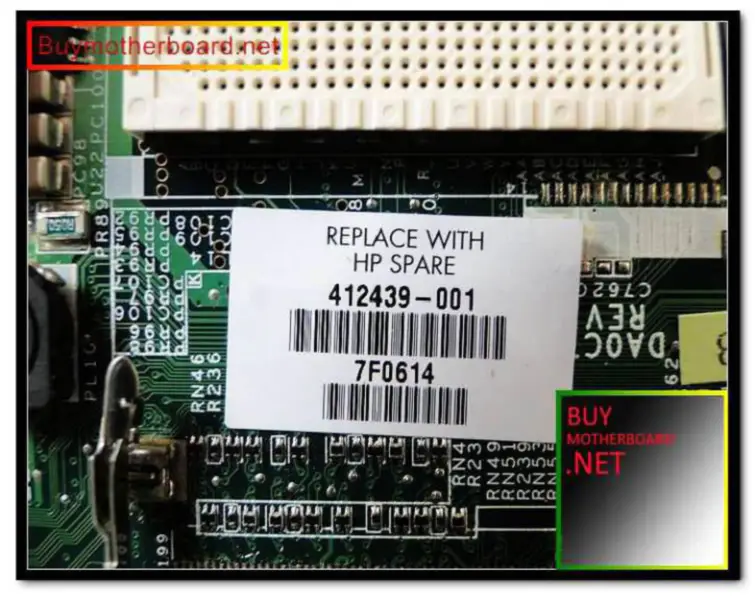 HP pavilion DV1000 için anakart 412439-001