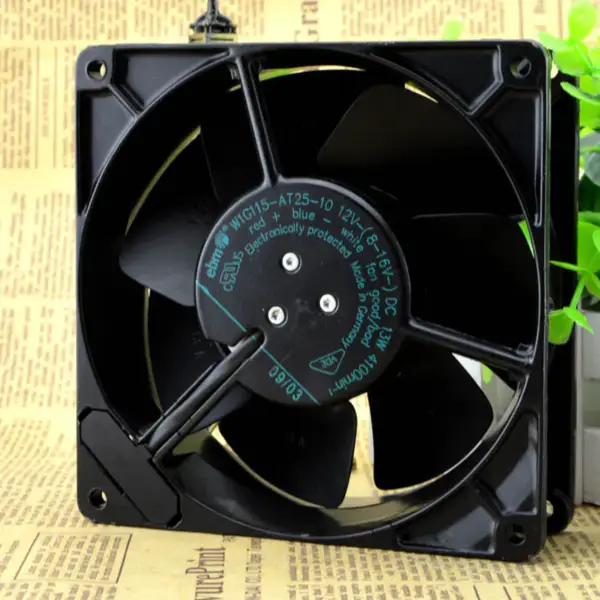 EBM W1G115-AT25-10 12V 13W 12738 13CM fan 3 telli