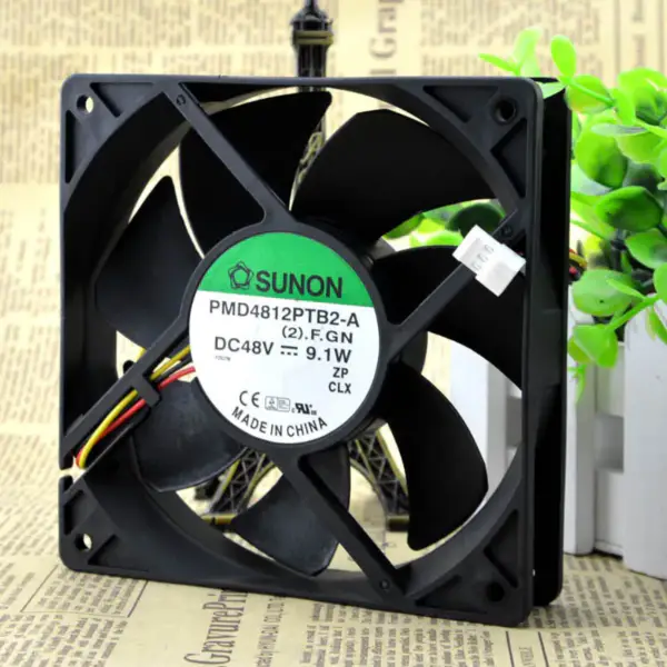 SUNON PMD4812PTB2-A.(2).GN Sunon DC fan 48VDC 120X25MM 150.0CFM