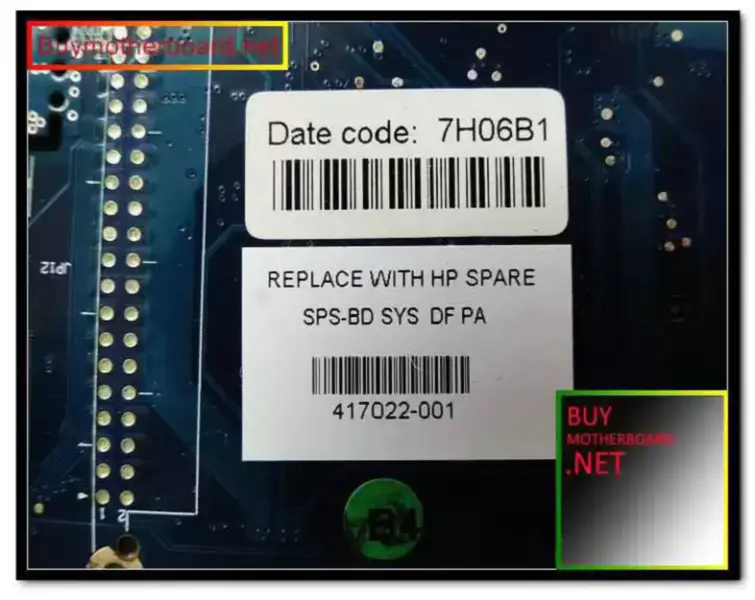 HP pavilion DV5000 için anakart 417022-001