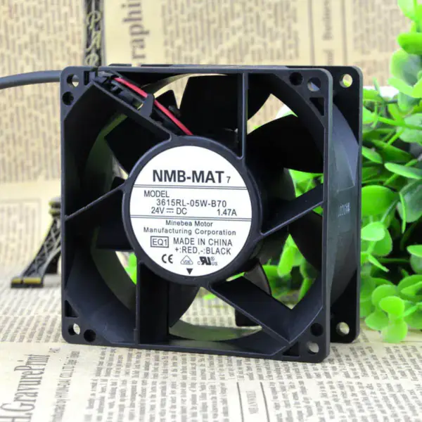 Minebea 615RL-05W-B70-E00 NMB DC fan 24VDC 92X38.4MM 7200RPM