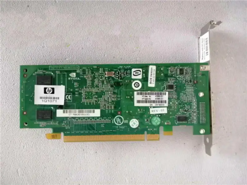 NVIDIA HP 430956-001 430965-001 NVS 128MB PCIe DVI Grafik Kartı