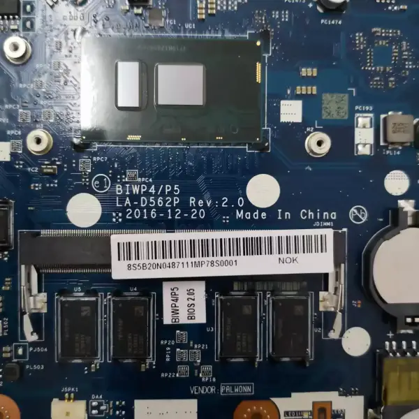 Lenovo 5B20M41058 BIWP4 P5 LA-D562P Ideapad 110-15ISK Anakart
