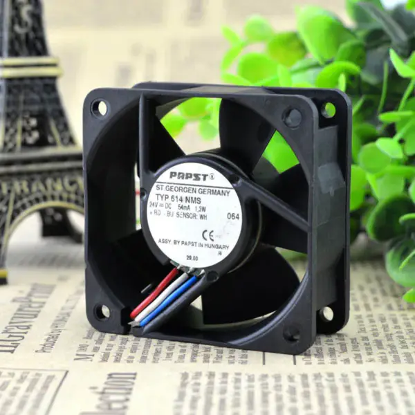 PAPST TYP614 NMS 24V1.3W 6CM6025 3 telli fan