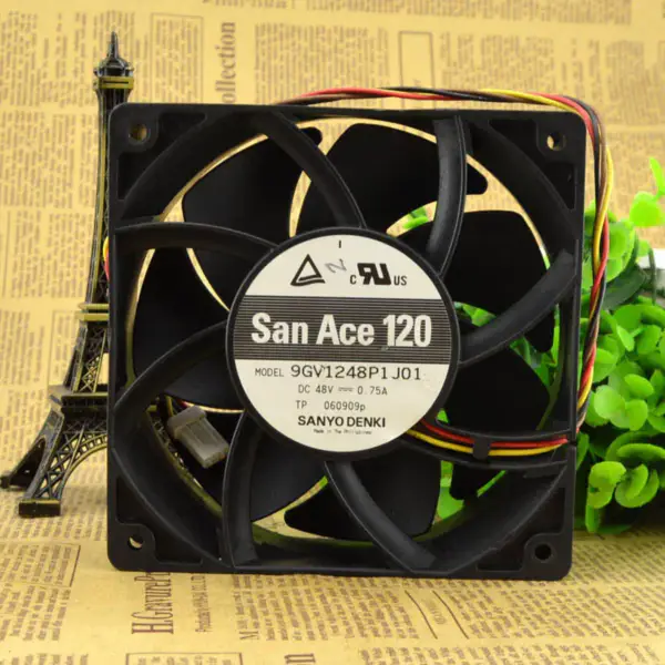 Sanyo SANACE120 9GV1248P1J01 48V 0.75A fan.