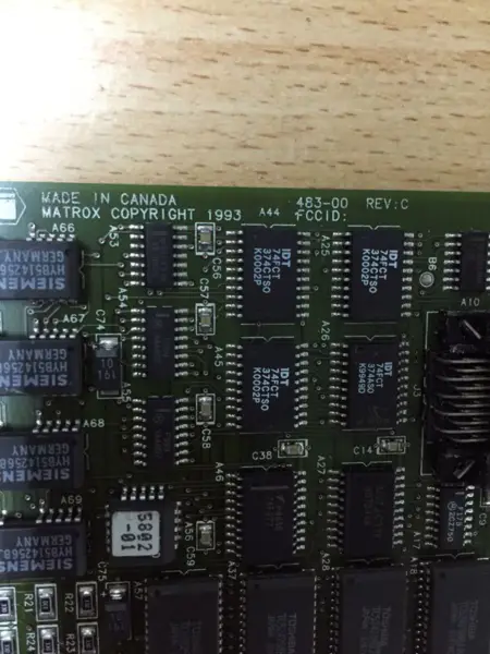 MATROX 483-00 REV:C Anakart