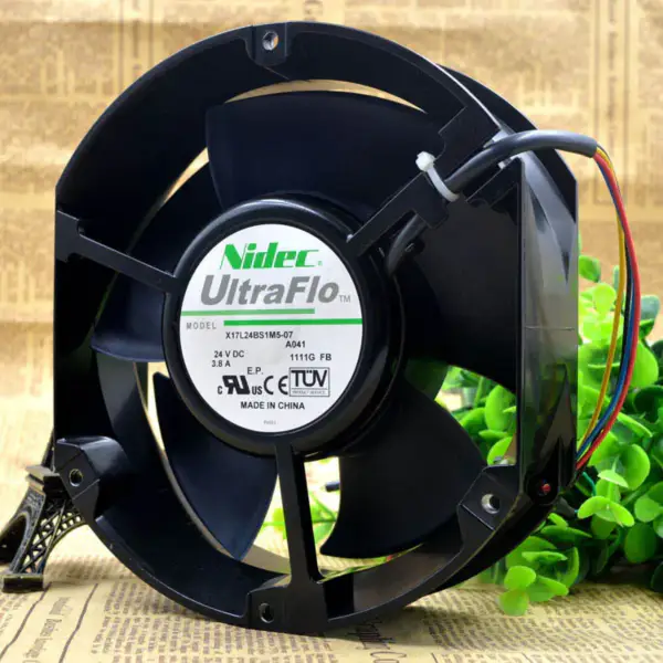 Nidec X17L24BS1M5-07A041 17250 24V 3.8A 17CM fan