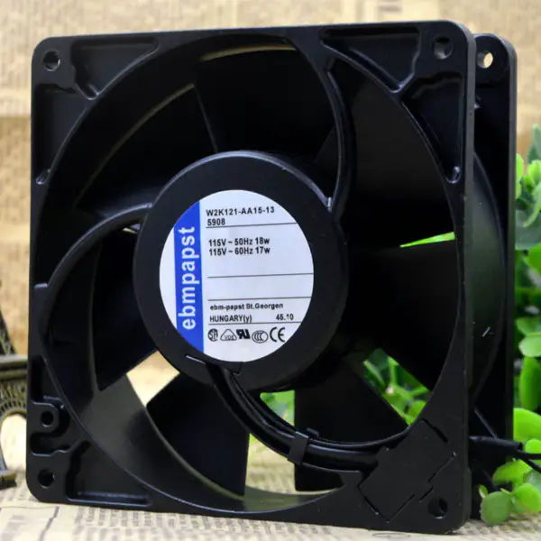 EBMPAPST W2K121-AA15-13 TYP 5908 115V 12738 12,7 cm fan