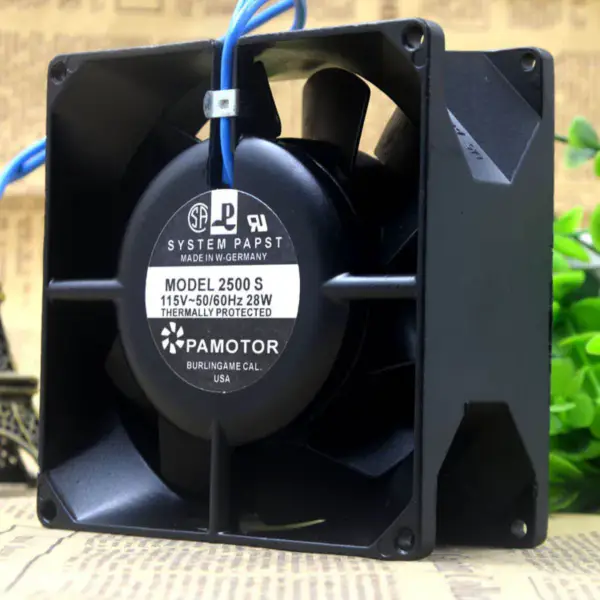 Toshiba SYSTEM PAPST 2500S 115V 28W 12050 12CM fan