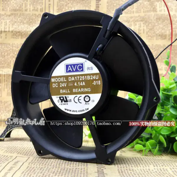 AVC 17251 24V 4.14A fan DA17251B24U 17CM