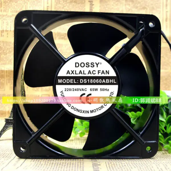 DOSSY DS18060ABHL 220V 380V 65W 18060 18CM fan