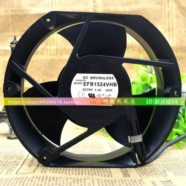 Delta 17251 24V 1.3A EFB1524VHB 3 fan