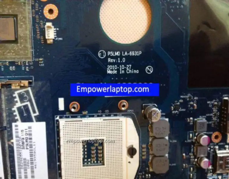 Acer 5950 5950G P5LM0 LA-6931P Anakart