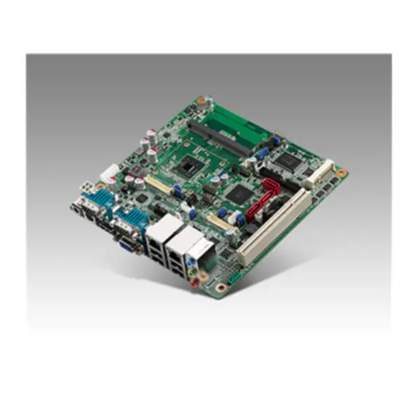 Advantech In-tel Atom D2550 CRT/2LVDS, 6COM ve Çift LAN bağlantı noktalı Mini-ITX