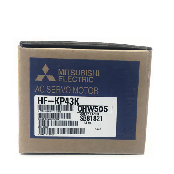Harga Mitsubishi 400 Watt Elektrikli Fren Kodlayıcı Enerji Tasarruflu Düz Ac Servo Motor 400w HF-KP43K