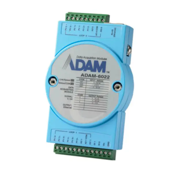 Advantech ADAM-6022-A1E Ethernet-based Dual-loop PID Controller