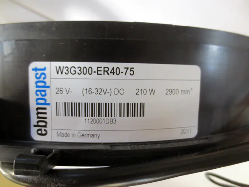 Ebmpapst W3G300-ER40-75 Fan
