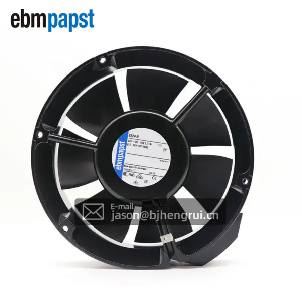 Orijinal Yeni Ebmpapst 6224N 24V 710mA 18W 172*51mm DC Eksenel Havalandırma ABB İnvertör Soğutma Fanları