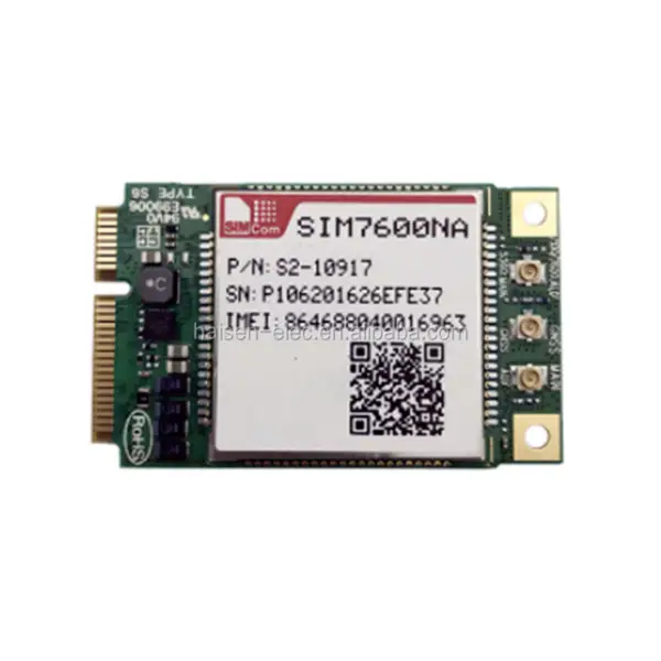SIMCom SIM7600X-PCIE LTE CAT1 4G CAT-M&NB-IoT Modülü SIM7600E/SIM7600A/SIM7600SA/SIM7600G/SIM7600NA MINI PCIe