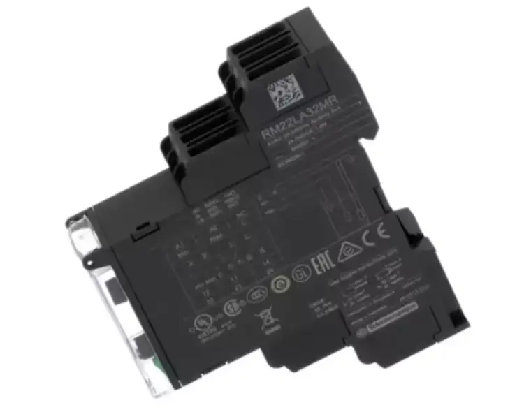 Schneider 2 C/O RM22-L Zelio 24V 8A Algılama Modülü DC Gerilim Seviye Kontrol Rölesi