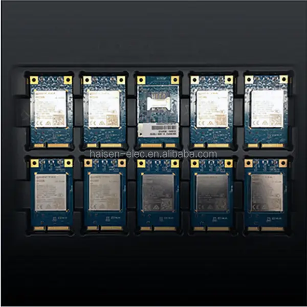 Küresel kapsama alanına sahip LTE Cat M1/Cat NB1/EGPRS QUECTEL modülü SIM kart yuvalı BG96 Mini PCIe
