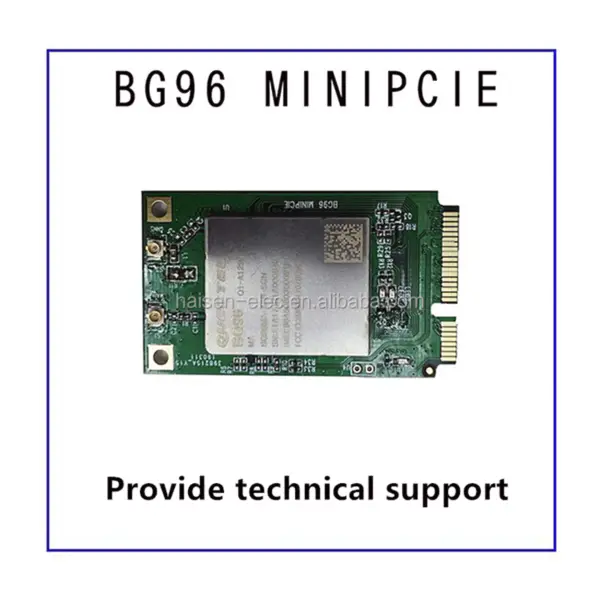 Küresel kapsama alanına sahip LTE Cat M1/Cat NB1/EGPRS QUECTEL modülü SIM kart yuvalı BG96 Mini PCIe