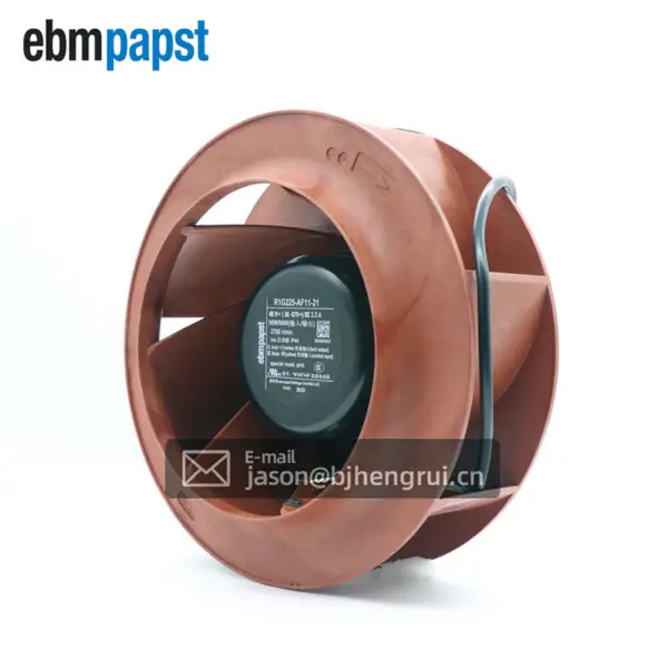 Ebmpapst R1G225-AF11-21 225mm 95W 2.2A EC Geriye Eğimli santrifüj Ağ Kabini Soğutma Fanı