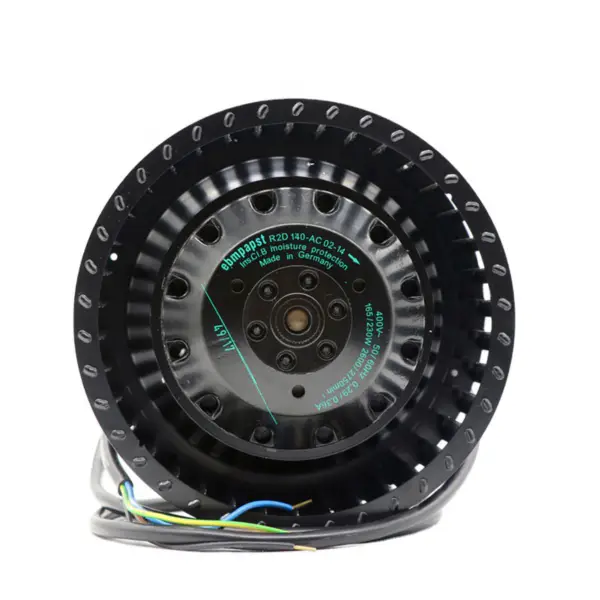 Orijinal Ebmpapst R2D140-AC02-14 230VAC 165W 140MM M2D068-DF Servo Motor İnvertörü için Santrifüj Soğutma Fanı