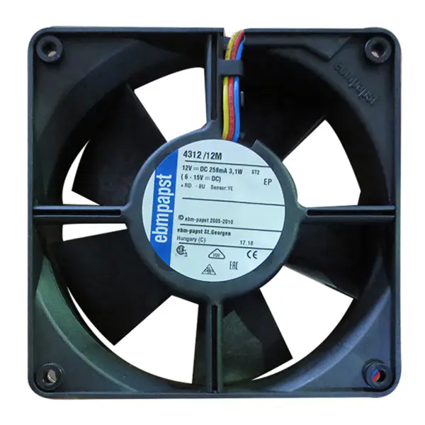 Ebmpapst 4312/12M kompakt eksenel fan 120*120*32mm 12V 3.1W soğutma fanı