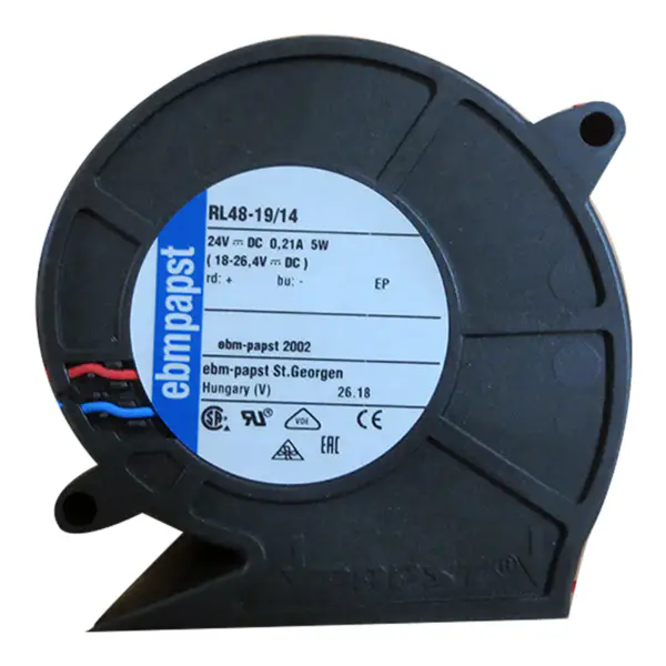RL48-19/14 orijinal ebm papst 24V 0.21A 5W turbo santrifüj fan RL48-18/12 RL48-19/12
