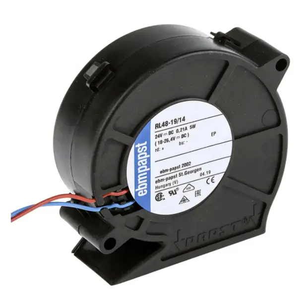 RL48-19/14 orijinal ebm papst 24V 0.21A 5W turbo santrifüj fan RL48-18/12 RL48-19/12
