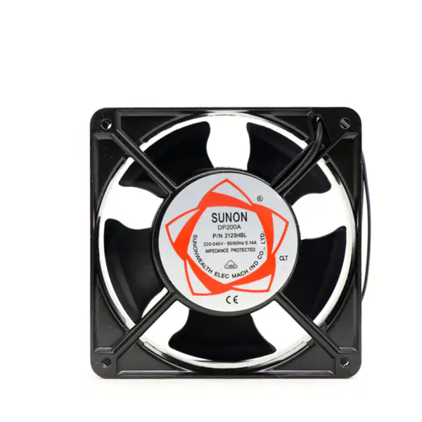 SUNON 220V Çift Bilyalı Rulman DP200A 2123HBL 12038mm Kabin İnvertör Fanı Soğutma Fanı