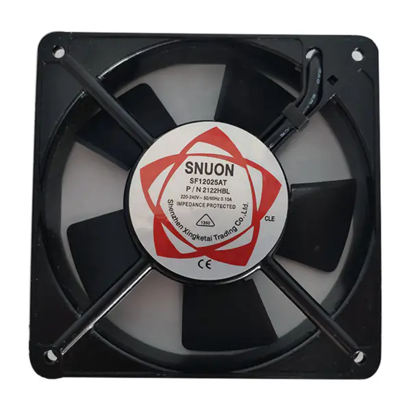 12CM çift bilyalı rulmanlı fan 120*120*25mm Carbinet eksenel Fan 220V SF12025AT 2122HBL sessiz soğutma fanı