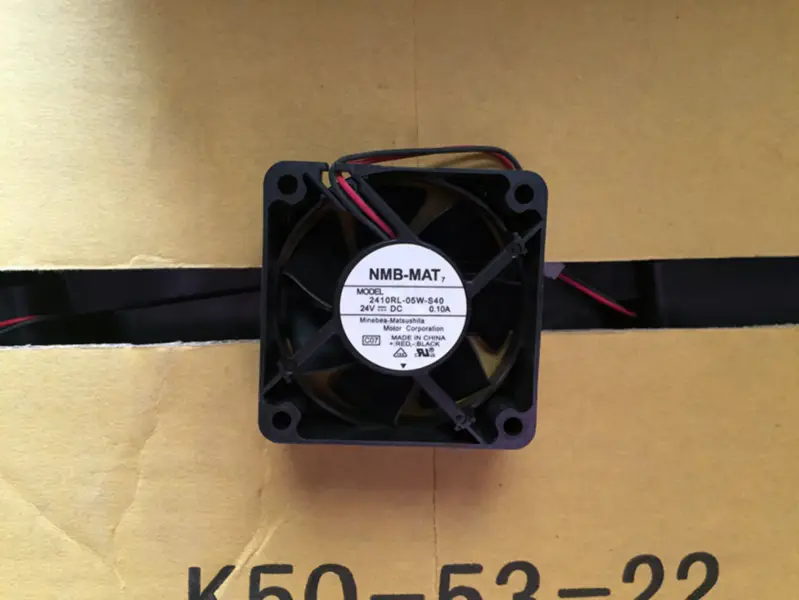 NMB-MAT 2410RL-05W-S40 DC 24V 0.10A 6025 2 telli inverter fan