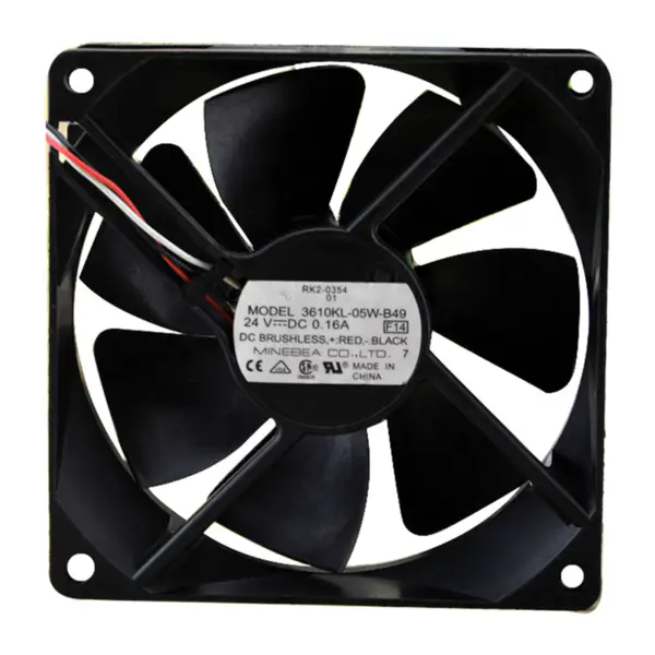 3610KL-05W-B59 -E50 3610ML-05W-B59 3610KL-05W-B49 Üç telli 24V 0.20A orijinal NMB fan