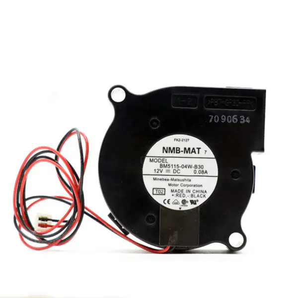 Orijinal Japonya NMB BM5115-04W-B30 5015 12VDC 0.08A 50*50*15mm 0.72W 2.1CFM 3500 RPM Aksiyel Soğutma Fanı