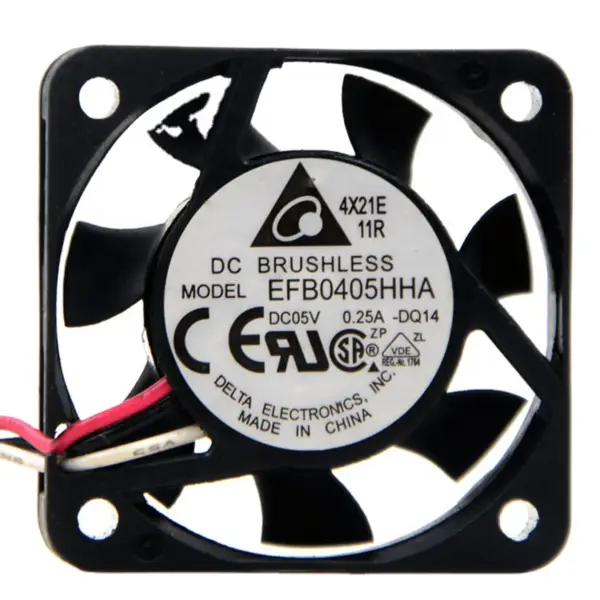Orijinal Delta EFB0405HHA 5V 0.19A 0.95W 4CM 4010 7000RPM 8.09CFM Çift Bilyalı Soğutma Fanı
