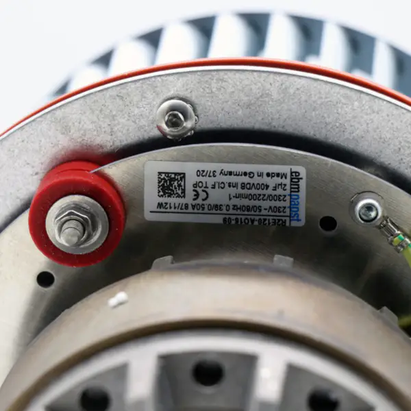 ebm papst fan R2E120-AO16-09 230V 120mm Mekanik enjeksiyon kalıplama makinesi için fan