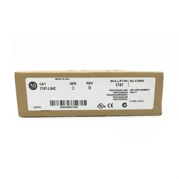 Endüstriyel Otomasyon Kontrolü Allen Bradley SLC 500 1747 Procesador 1747-L542
