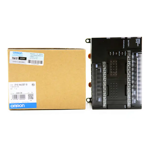 Otomasyon Makine Kontrolörü Omron PLC CP1E N20 CPU Modülü CP1E-NA20DT-D