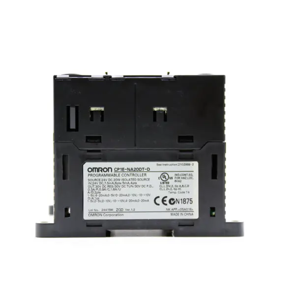 Otomasyon Makine Kontrolörü Omron PLC CP1E N20 CPU Modülü CP1E-NA20DT-D