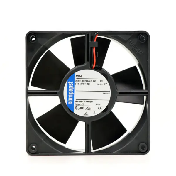 Orijinal Yeni Ebmpapst MULTIFAN 24VDC 12CM 4374-123 105.9CFM 3000RPM Aksiyel Soğutma Fanı
