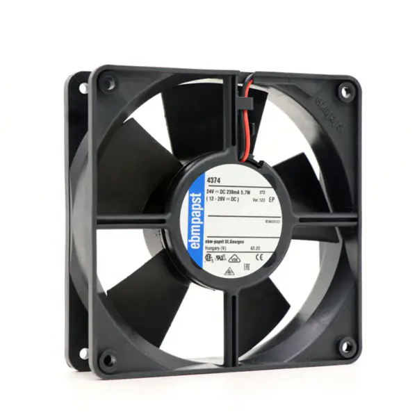 Orijinal Yeni Ebmpapst MULTIFAN 24VDC 12CM 4374-123 105.9CFM 3000RPM Aksiyel Soğutma Fanı