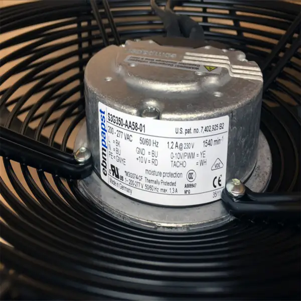ebmpapst S3G350-AA58-01 230V 1.2A harici rotor IP44 su geçirmez fan