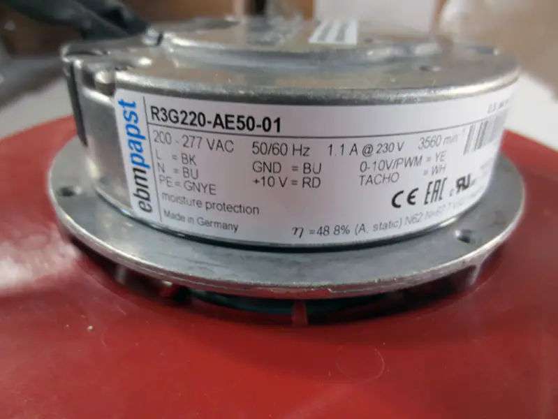 Ebmpapst R3G220-AE50-01 EC200-277V Fan