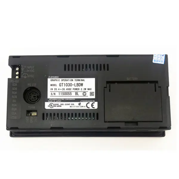 Got1000 PLC için Ucuz Hmi LCD Dokunmatik Ekran Paneli Mitsubishi GT1030-LBDW
