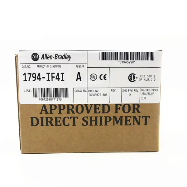 Allen-Bradley 1794 PLC Flex I/O 4 İzole Giriş Analog Modülü 1794-IF4I