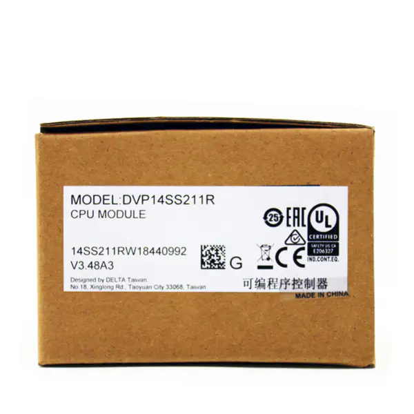 Delta DVP SS 14 SS2 14SS211R PLC 14SS2 DVP-14SS2 Dijital CPU Modülü DVP14SS211R RS232 Girişli Paket Endüstriyel Ect